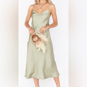 NWT Show Me Your MuMu Verona Cowl Dress